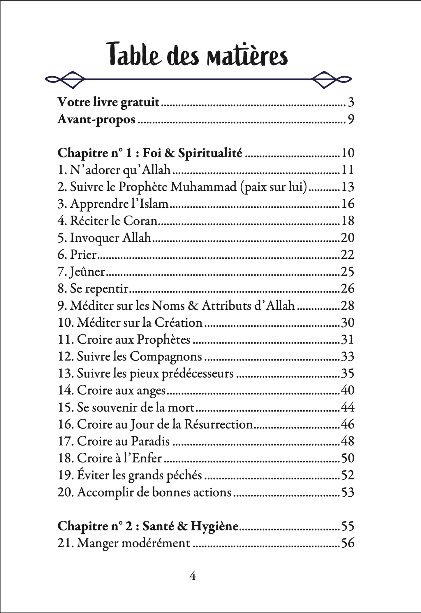 100 Trésors de l'Islam